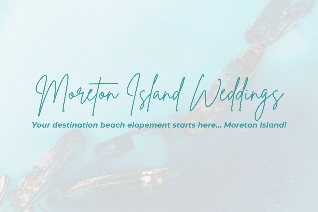 A birds eye view of Moreton Island Weddings at Tangalooma Island Resort